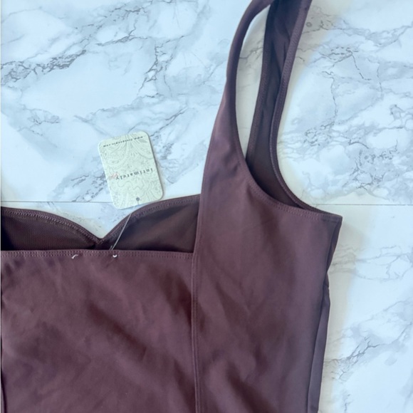 NWT Intimately Free People Somewhere Sometime Cami Brown Chicory Coffee - Picture 4 of 4